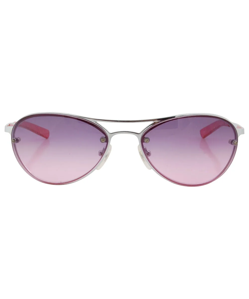 DUBBA Purple Micro Aviator Sunglasses