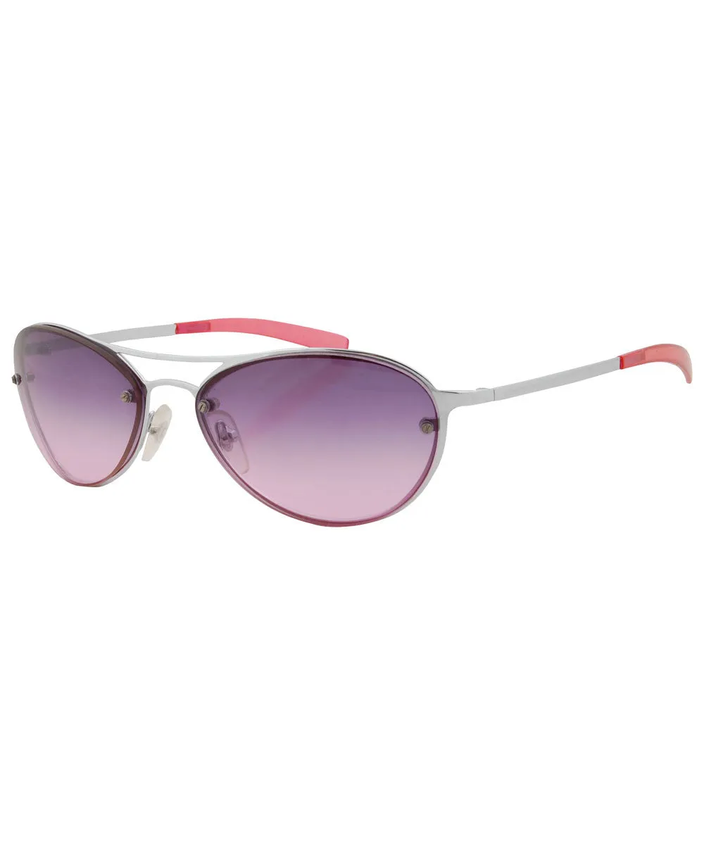 DUBBA Purple Micro Aviator Sunglasses