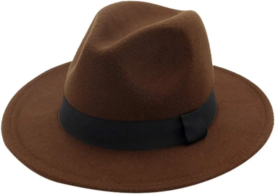 Fedora Sun Hat for Women Men Wide Brim Panama Hat Summer Beach Hat Fall Hats for Women 2024 Wide Brim Hats for Men