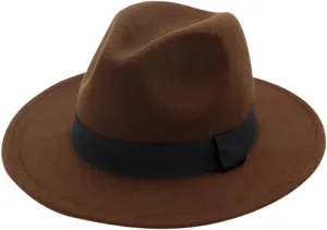 Fedora Sun Hat for Women Men Wide Brim Panama Hat Summer Beach Hat Fall Hats for Women 2024 Wide Brim Hats for Men