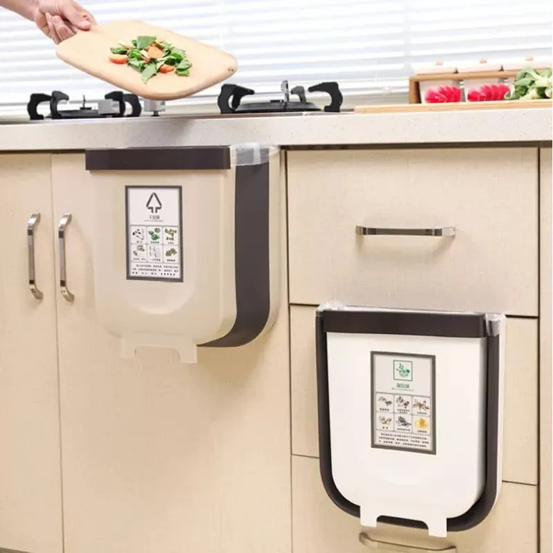 FOLDABLE CABINET TRASH BIN