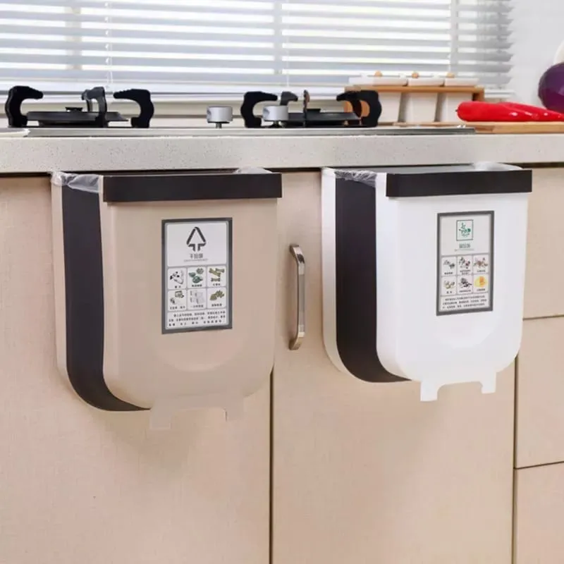 FOLDABLE CABINET TRASH BIN
