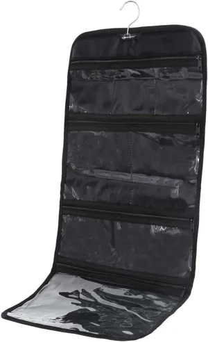 Foldable Clear Hanging Travel Toiletry Bag Cosmetic Organiser Storage
