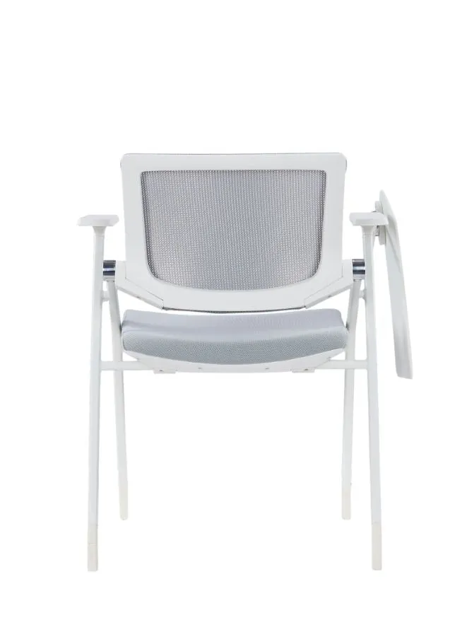 Foldable Mesh Training Chair, with Armrest and Writing Pad Best for Events, Class Rooms and Offices