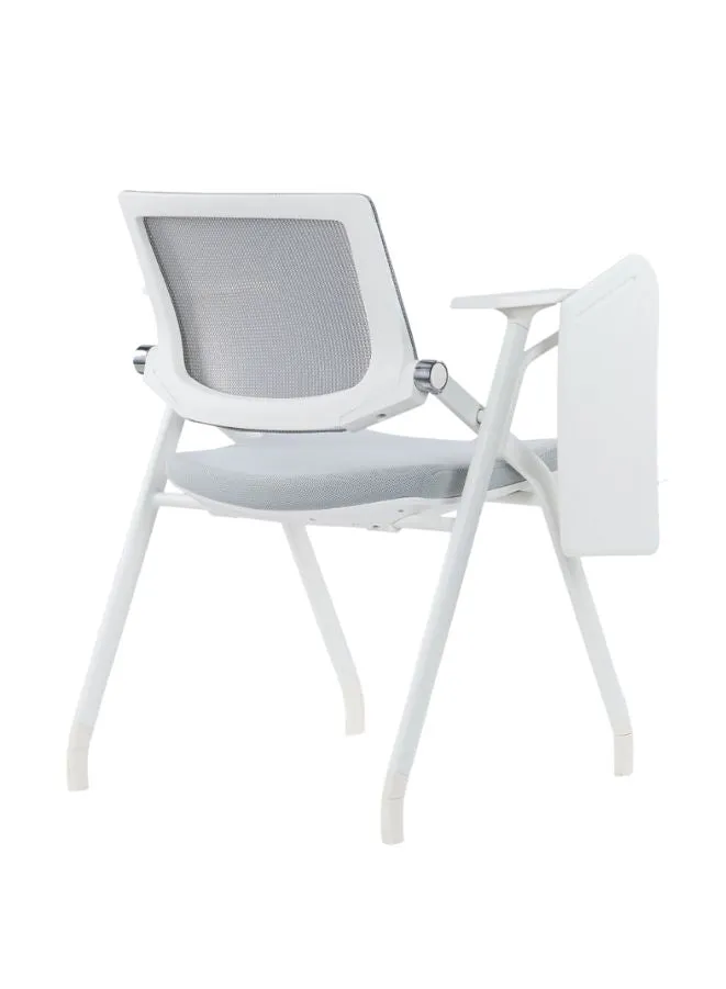 Foldable Mesh Training Chair, with Armrest and Writing Pad Best for Events, Class Rooms and Offices