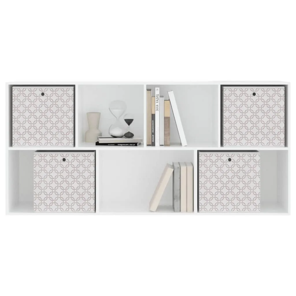 Foldable Storage Boxes 4 pcs Cream 32x32x32 cm Non-woven Fabric