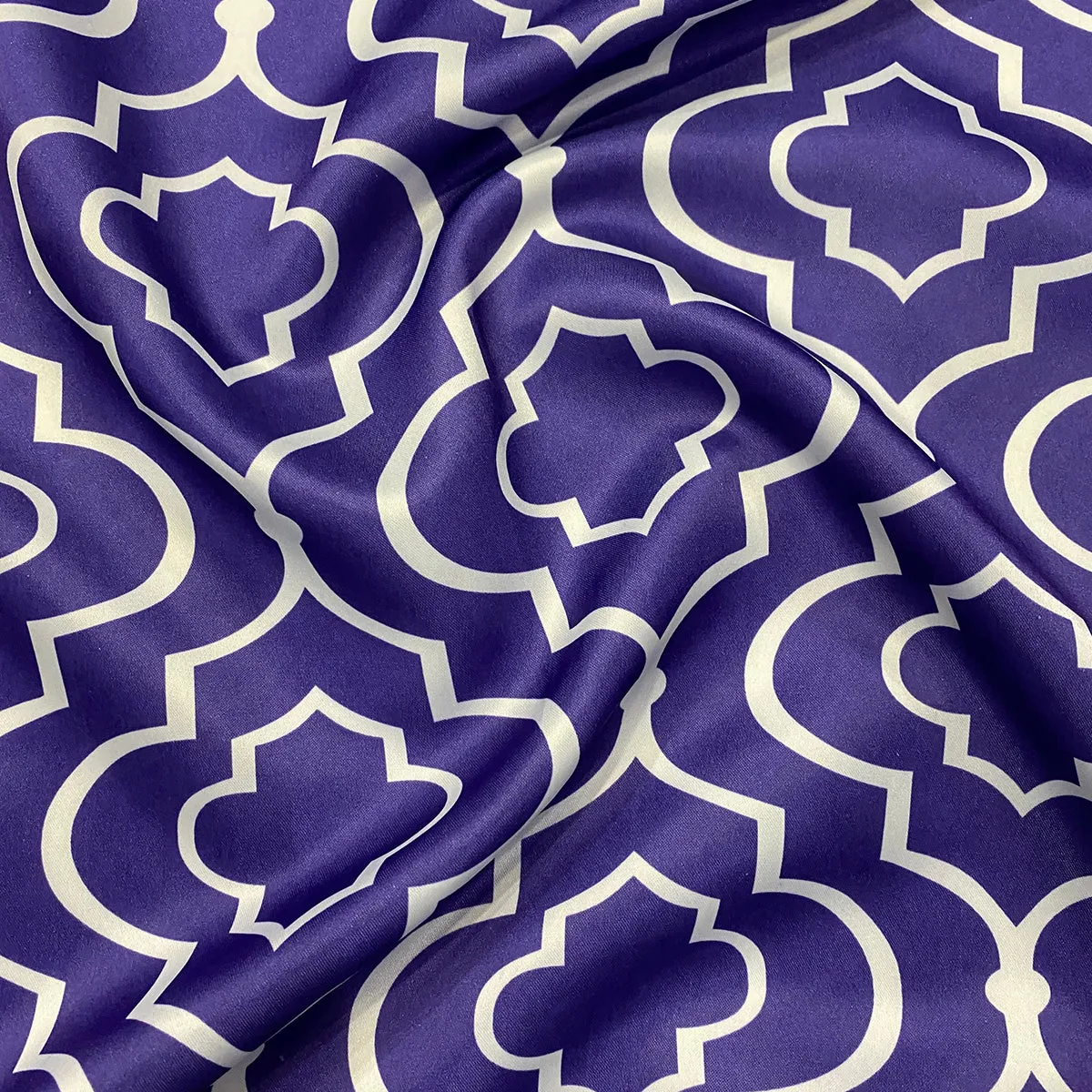 Gatsby Print (Lamour) Table Napkin in Purple