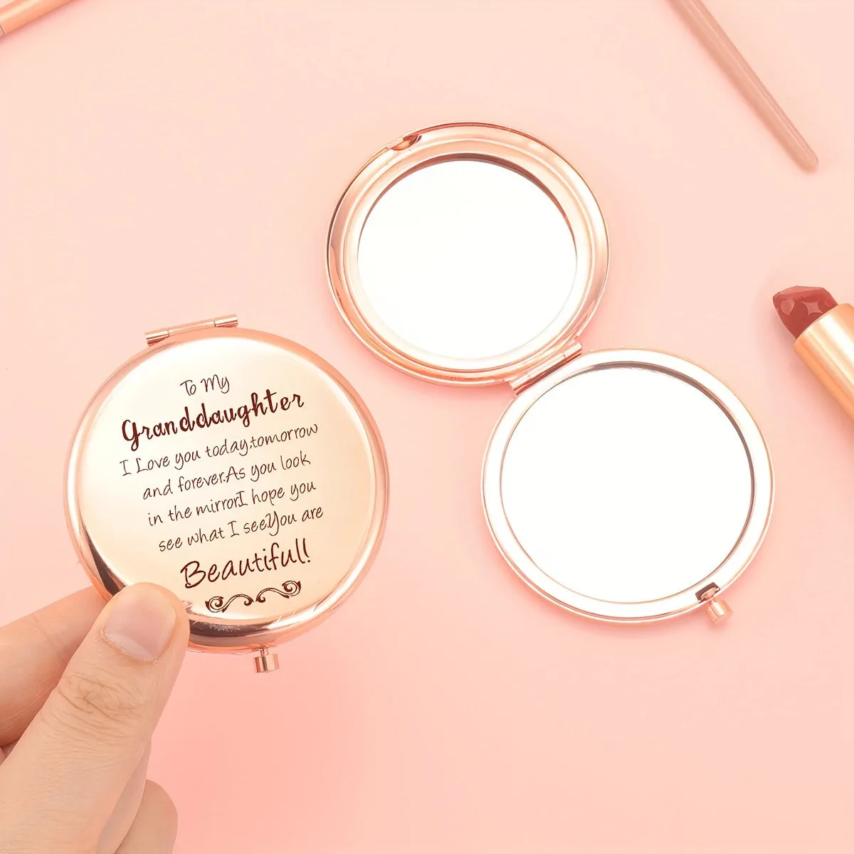 Granddaughter Makeup Mirror Ideal Gift for Birthday Christmas Graduation