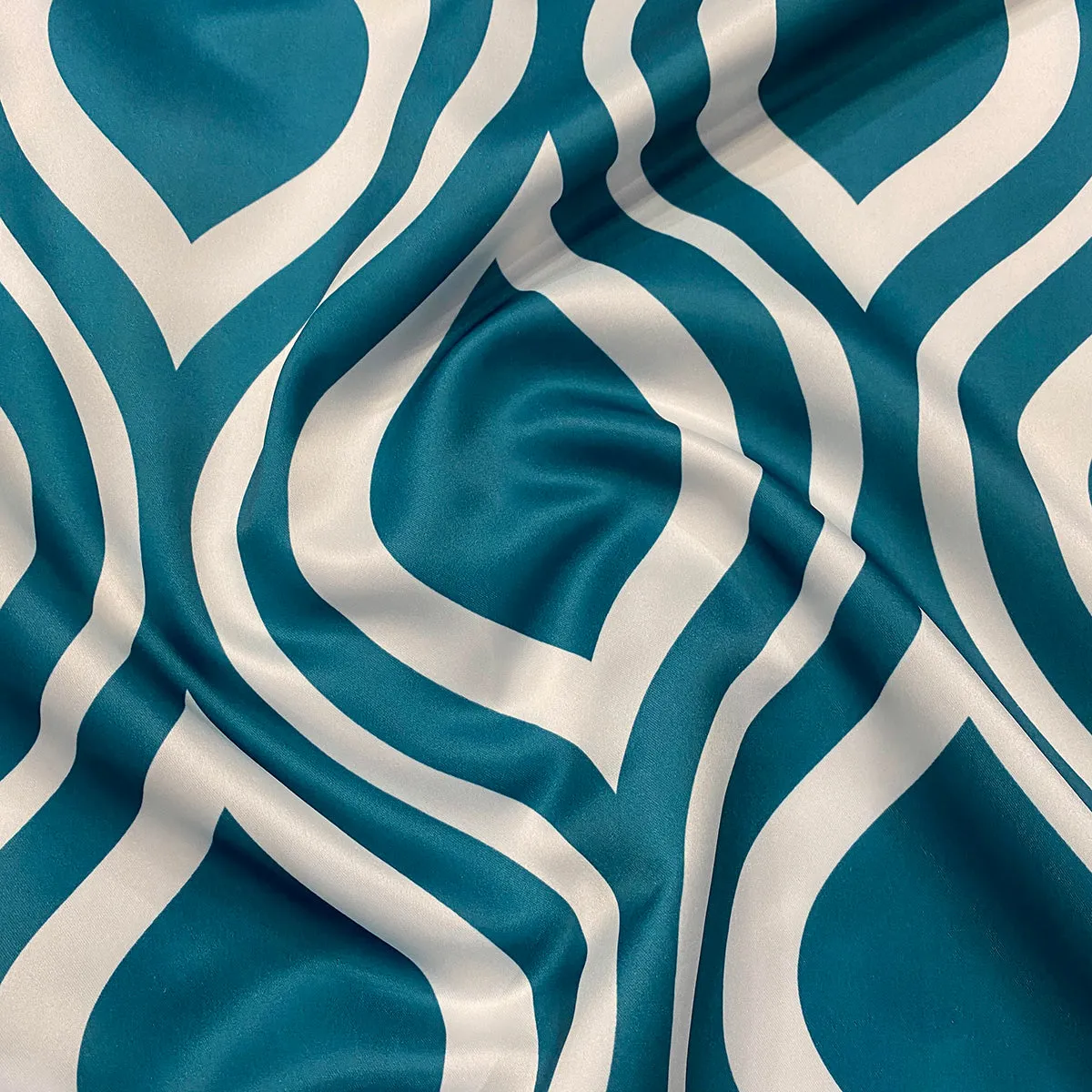 Groovy Print (Lamour) Table Napkin in Jade