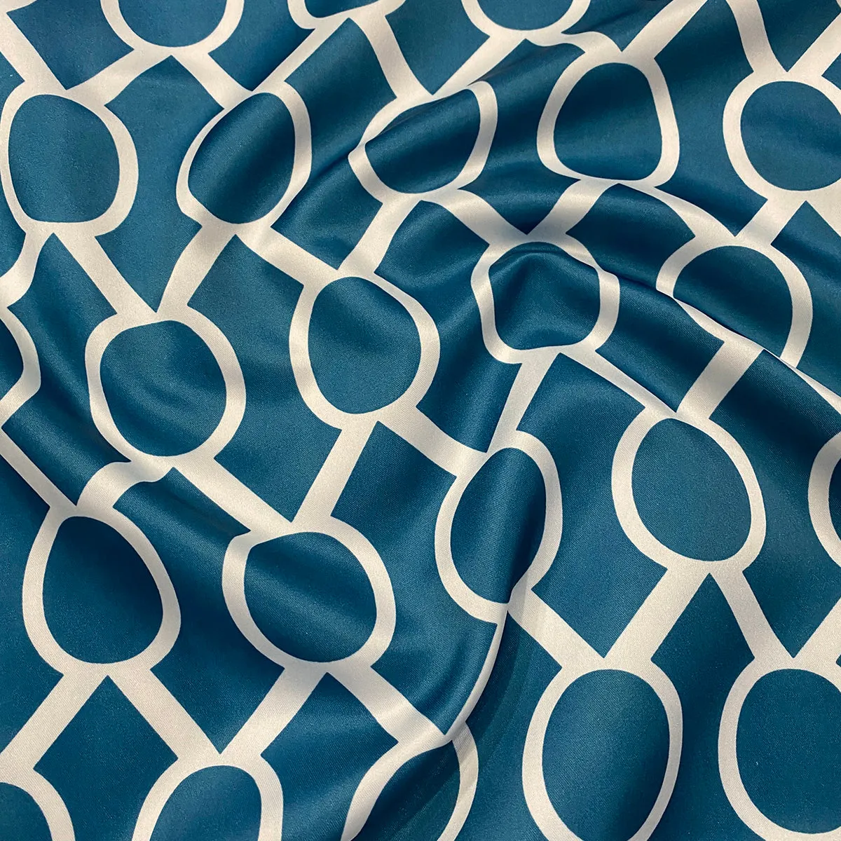 Halo Print (Lamour) Table Napkin in Teal