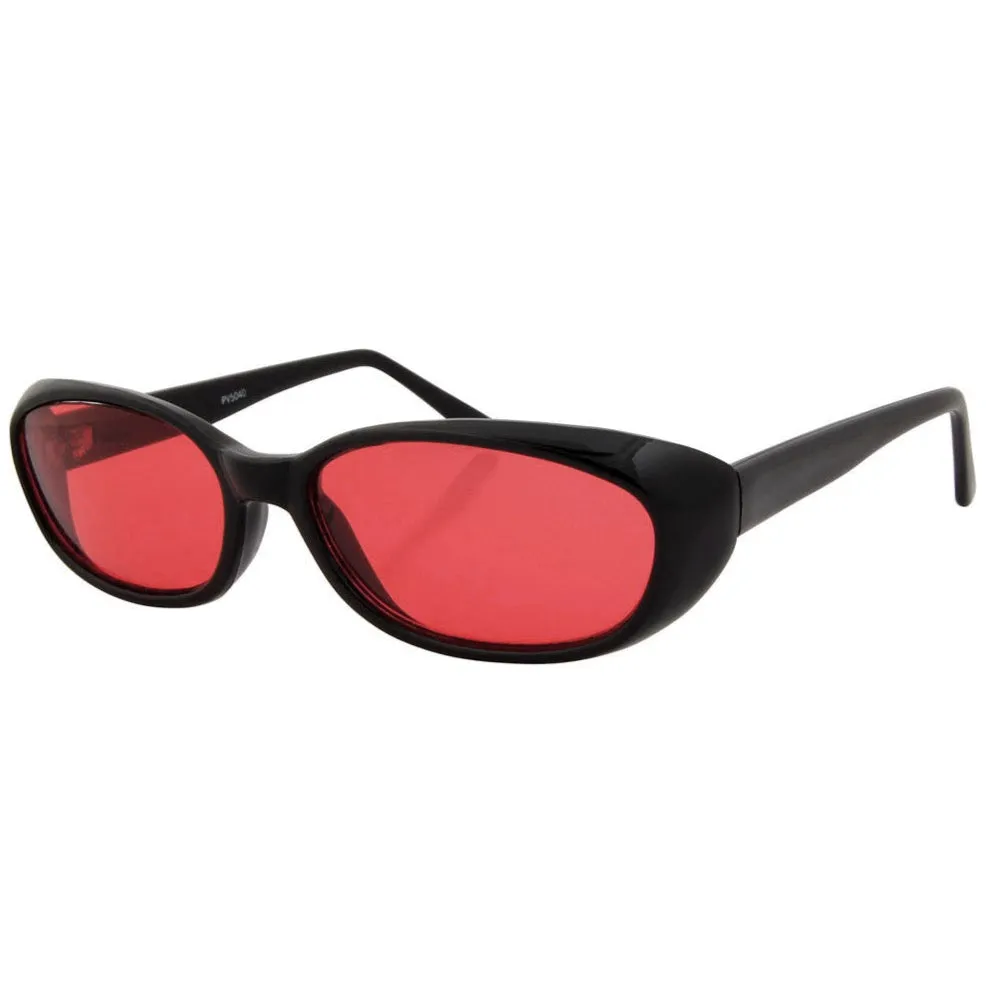 JUJUBE Black/Red Square 90s Sunglasses