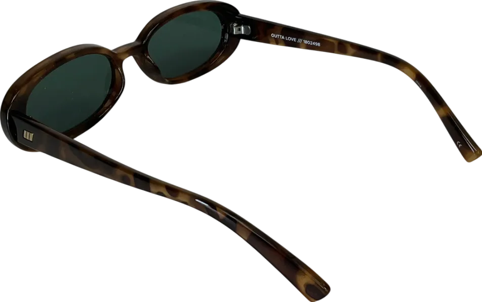Le Specs Brown Outta Love Sunglasses One Size