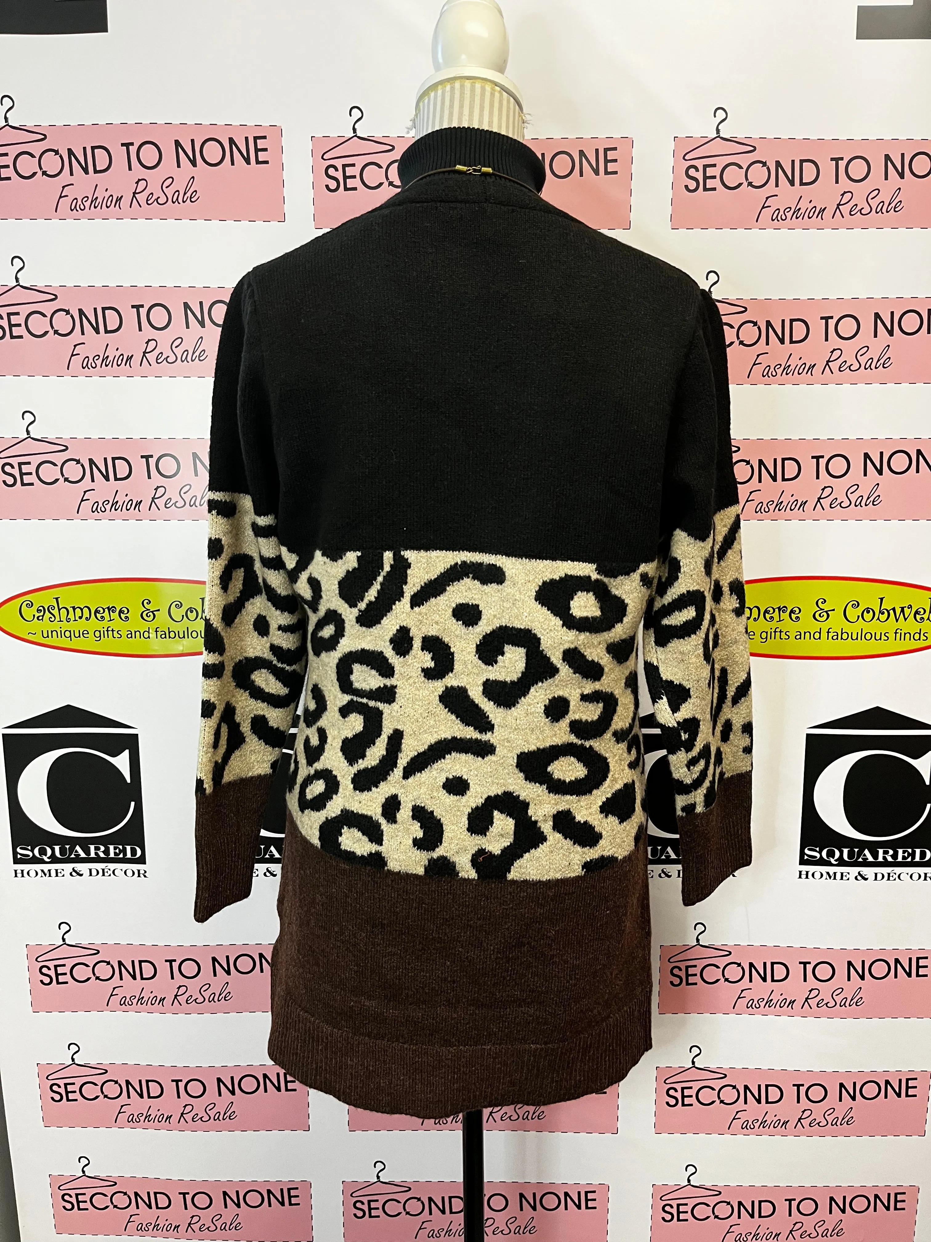 Leopard Open Cardigan