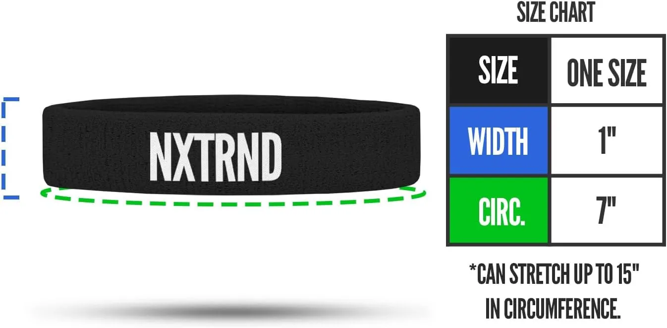 Nxtrnd Bicep Bands for Football, Arm Sweat Bands, Sold as a Pair