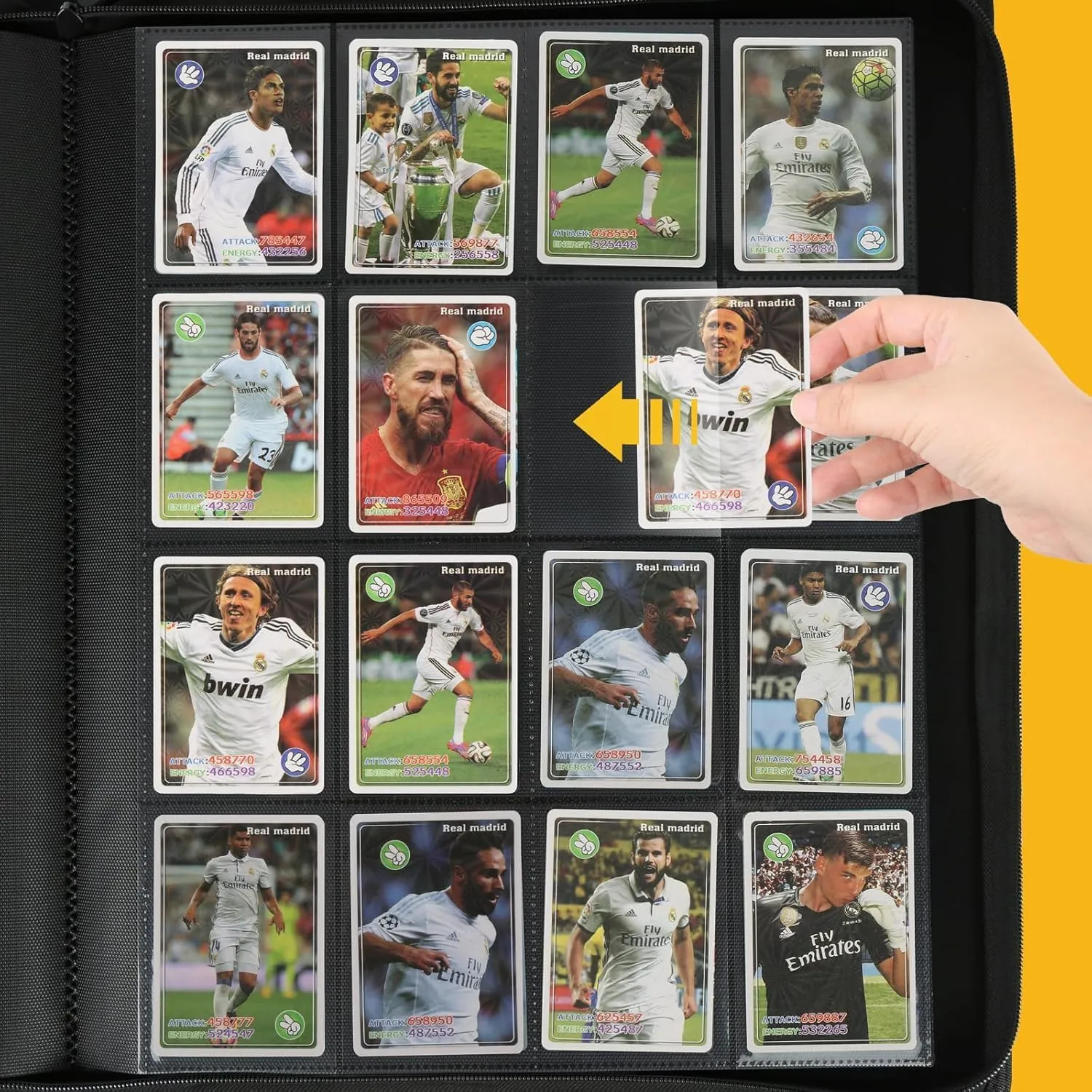 Premium Ringless Trading Card Binder - 1024 Capacity, 16 Side-Loading Pockets per Page, Archival Quality Protection & Anti-Slip Spine for TCG, MTG, Sports Cards (Black II)