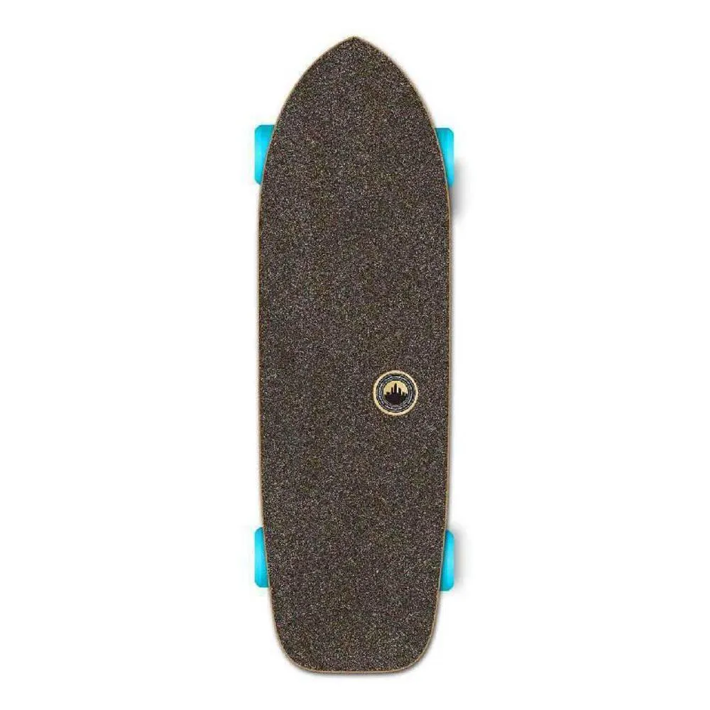 Punked Old School Longboard Complete - Gradient Pink