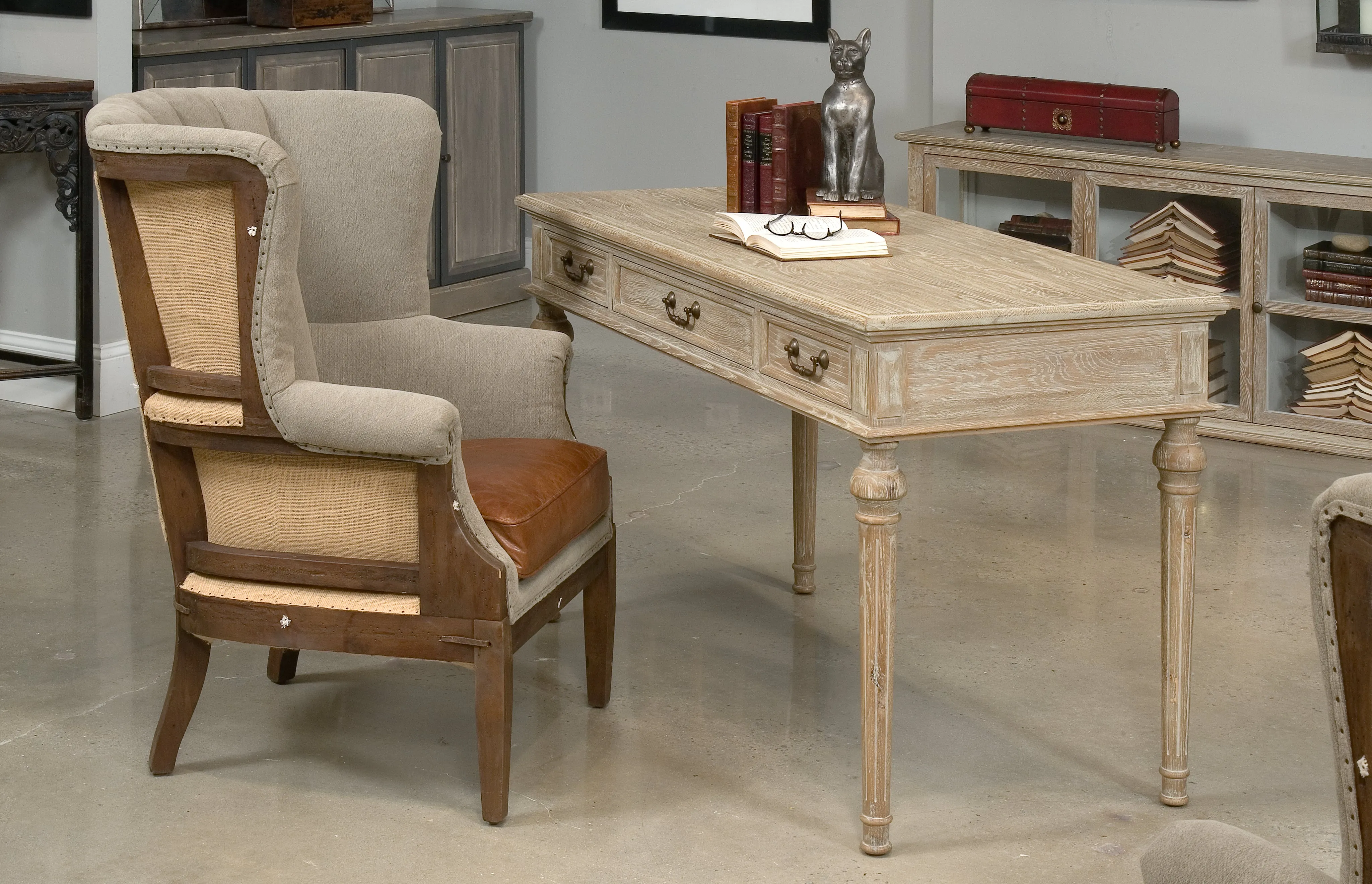 Sarreid - Marburg Chair - Grey - Country