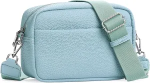 Small Crossbody Purse Leather Crossbody Bags for Women Fashion Handbag Cell Phone Crossover Shoulder Bag for Women
