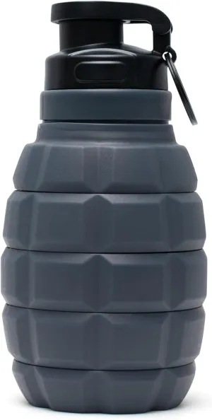 Spit Cup Spittoon for Chewing, Portable Reusable Spit Dipping Cup with Lid, Collapsible Spill Resistant Leak Proof Silicone Body Travel Spitter