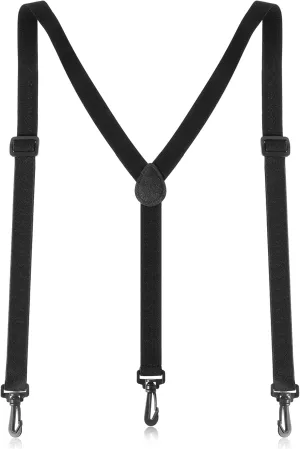 Suspenders Men 3 Swivel Hooks Hidden Suspenders Adjustable Straps Men's Suspenders Heavy Duty for Jeans, Formal Pants, Shorts