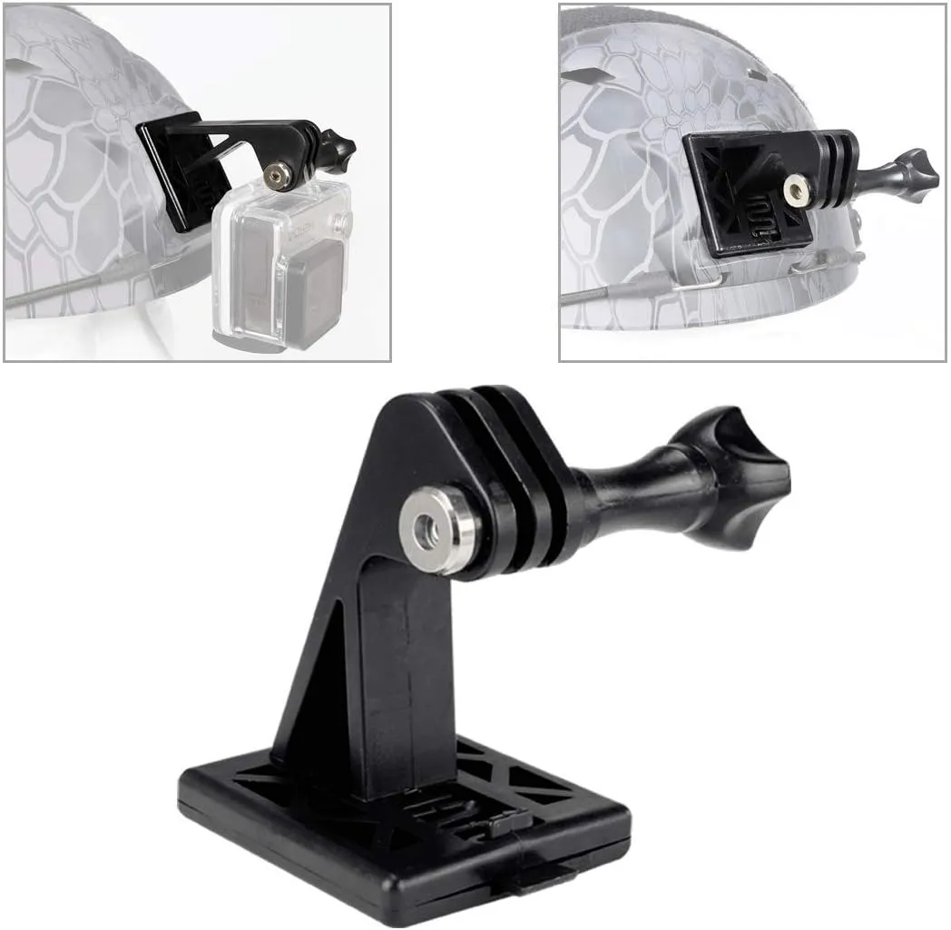 Tactical Helmet Excavator Mounts for GoPro Bracket Helmet or NVG Helmet Base
